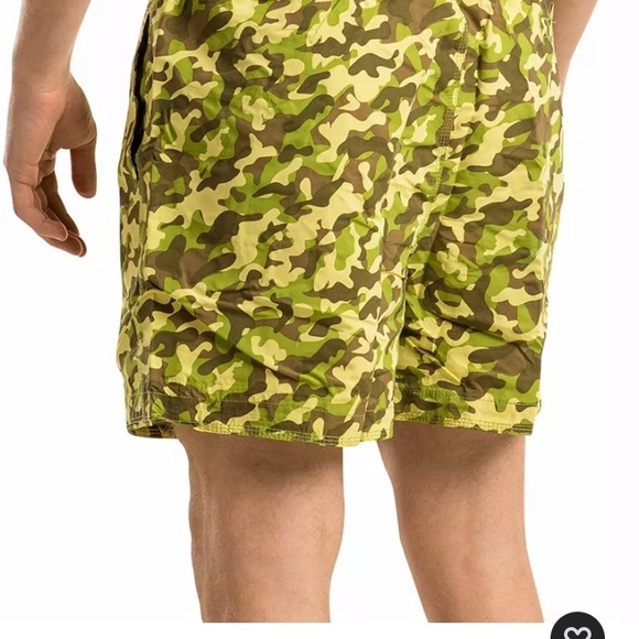 Bleu royale camouflage swim trunks - Picture 2 of 7